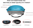 PSBJL-238 Electric Motorcycle/ATV/Bike/Mountain Bike Smart Helmet.