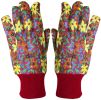 Pack of 24 Camouflage print Men's Large size Working Gloves with Cotton Knit Wrist Made of Polycotton Men's Jersey Gloves for Construction Hunting Gar