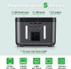 DBPOWER Portable Power Station, 110V Backup Lithium Battery Pure Sine Wave AC Outlet Solar Generator Supply (Solar Panel Not Included) for Emergency O