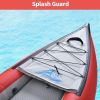 Inflatable Kayak Set with Paddle & Air Pump, Portable Recreational Touring Kayak Foldable Fishing Touring Kayaks, Deluxe Extended Version Tandem 2 Per