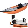 Inflatable Kayak Set with Paddle & Air Pump Touring  Fishing Kayak Foldable