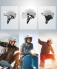 PSBJL-116 Electric Motorcycle/ATV/Bike/Mountain Bike Smart Helmet.