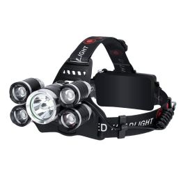 Strong Light 5LED Headlight (Option: )
