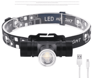 USB zoom new headlights T6 glare charging headlights LED outdoor fishing lights (Option: )
