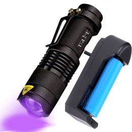 395nm 365nm flashlight detection light (Option: )