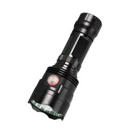 XHP90 Powerful LED Flashlight XHP50 Tactical Torch (Option: )