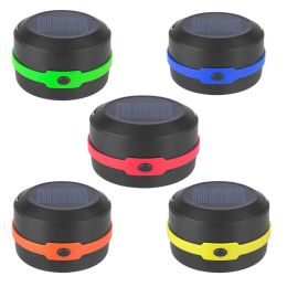 Solar Camping Light Outdoor Portable USB Charging Folding LED Camping Light Shrink Hanging Plastic (Color: )