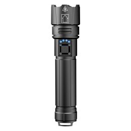30W White Laser Telescopic Focusing Flashlight (Option: )