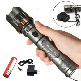 CREE t6 glare flashlight T6 flashlight T6 zoom rechargeable flashlight (Option: )