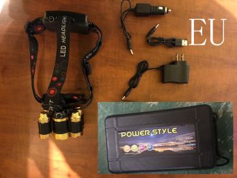 Head Torch with 3 or 5 Leds (Option: )