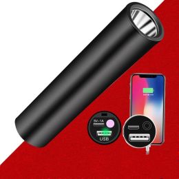 Usb flashlight strong light rechargeable brightness (Option: )