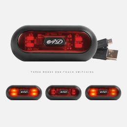 Motorcycle helmet warning light Taillight (Option: )