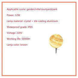 Solar Lawn Outdoor Waterproof Villa Garden Grass Earth Lamp (Option: )