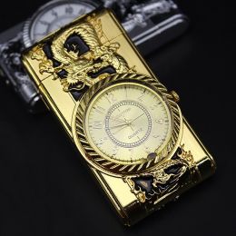 Personality Running Lamp Inflatable Watch Windproof Lighter (Option: )