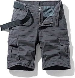 Men's Casual Sports Shorts Quick Dry Fashion Fit Twill Cargo Shorts Shorts with Pockets (Color: PA13-M)