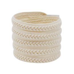 Weiou Hot Sale eBay ; Amazon Top10 Solid Color Wheat Ear Shoelaces With Drop-Shipping (Length: 200, Color: cream colour)