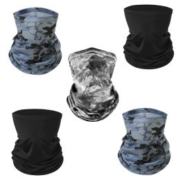 Neck Gaiter; Face Coverings for Men Women;  Balaclava Face Mask for Fishing Hiking Running Cycling Motorcycle Ski Snowboard (Quantity: 5 Packs, Type: Three)