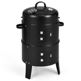 Family And Friends Excursion Beach Camping Campfire Party Grill (Color: Black, size: 20.5" x 16" x 32")