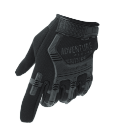 Outdoor Protective Gear Camouflage Full Finger Gloves (Color: Black, size: O/S)