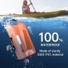 Outdoor Floating Waterproof Dry Bag with Clear Window 10L/20L Roll Top Lightweight Dry Bag for Camping;  Swimming;  Kayaking;  Boating;  Rafting;  Hik