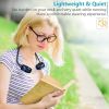 6 Speeds Ultra Quiet Portable 360Â° Adjustable Wearable Sport Fan