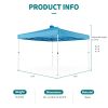 JOINATRE 10 x 10 FT Pop Up Canopy, Easy Set Up Outdoor Canopy Tent, Instant Folding Ez Up Canopy Commercial Gazebo Shelter, Air Vents, UV Protection w