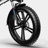 Auloor 20H1F 750W Foldable Electric Bike for Adults with 20'x4'Fat Tire; E Bikes MTB with LG 48V 12.8Ah Battery Shimano 7-Speed Ebike