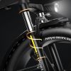 Auloor 20H1F 750W Foldable Electric Bike for Adults with 20'x4'Fat Tire; E Bikes MTB with LG 48V 12.8Ah Battery Shimano 7-Speed Ebike