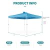 JOINATRE 8 x 8 FT Pop Up Canopy, Easy Set Up Outdoor Canopy Tent, Instant Folding Ez Up Canopy Commercial Gazebo Shelter, Air Vents, UV Protection wit