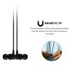 Bluetooth headset, best wireless sports headset with microphone, waterproof high-definition stereo anti-sweat in-ear earplugs, 8-hour battery noise re