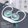 6 Speeds Ultra Quiet Portable 360Â° Adjustable Wearable Sport Fan