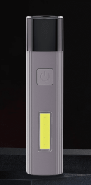 Mini COB Flashlight Rechargeable Outdoor Small Flashlight Walking Portable Household Flashlight (Color: )