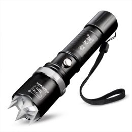 Aluminum Alloy Rechargeable Focusing LED Flashlight (Option: )